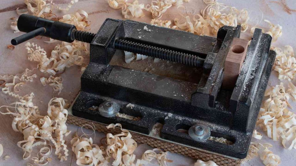 how to install a drill press vise