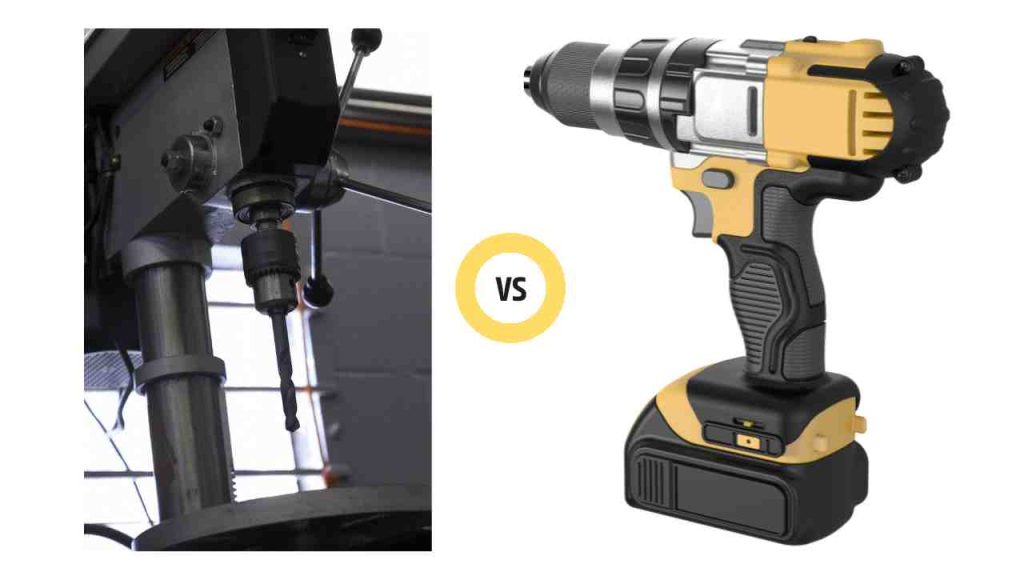 drill press vs hand drill