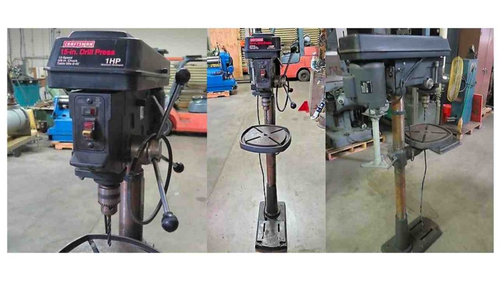 Craftsman 15” drill press 12 speed 1 hp