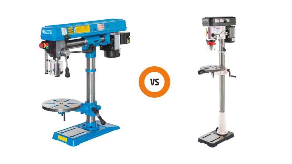 Radial vs Oscillating drill press